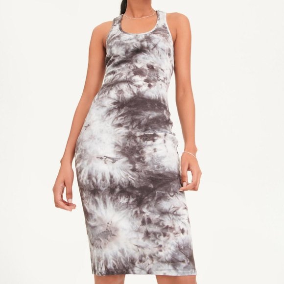 Dkny Dresses & Skirts - (69)DKNY RACERBACK TIE-DYE DRESS - M